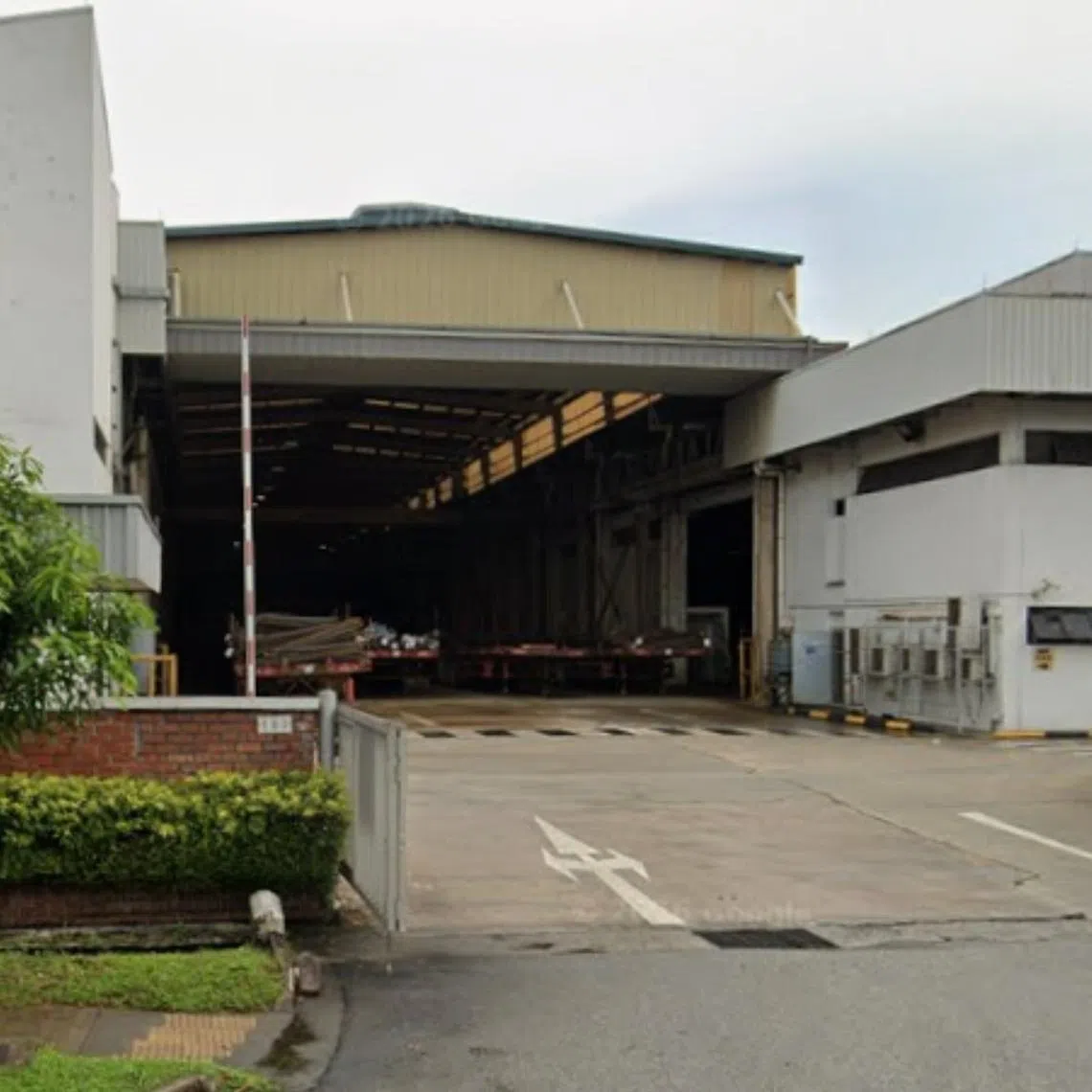 The fire involved items at the entrance of a dormitory unit on the second floor at 1 Tuas Avenue 8.