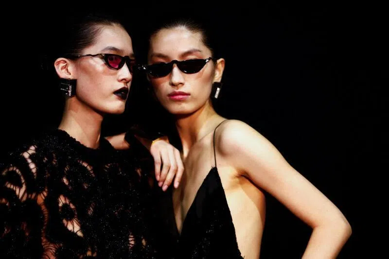Skinny is back in fashion as seen in the figures of models during Fashion Week in Milan.
