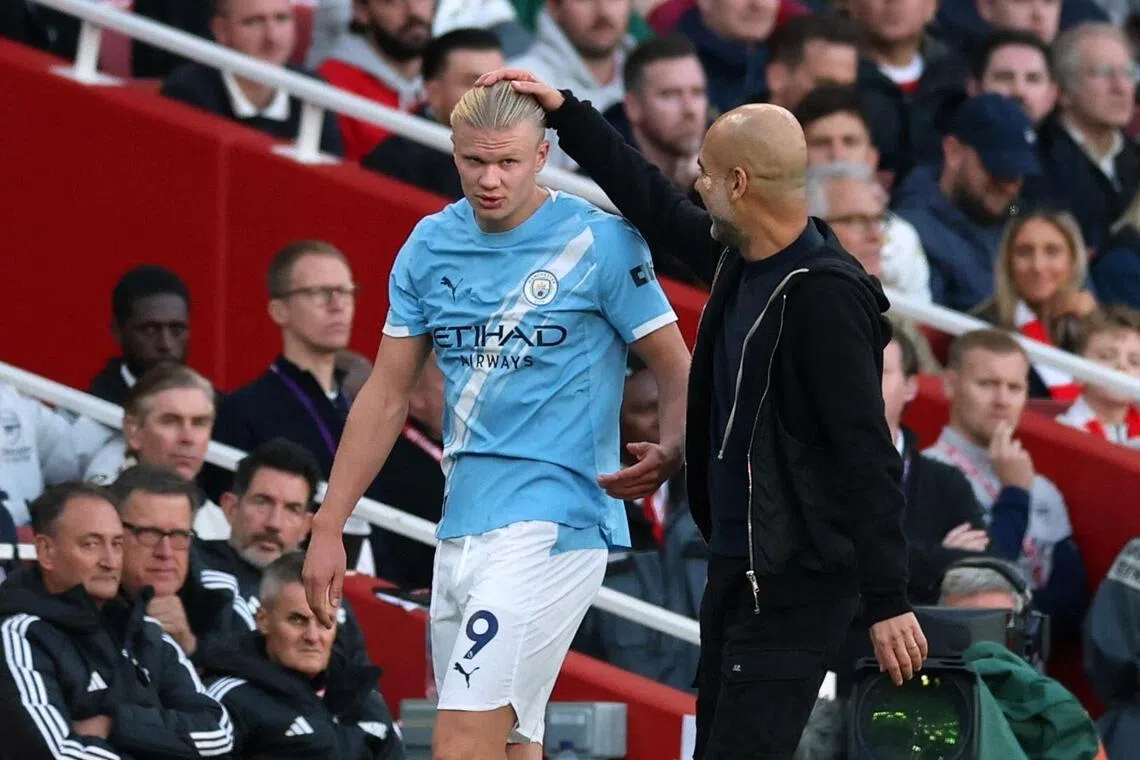 Erling Haaland's unrelenting quest for excellence has delighted Manchester City manager Pep Guardiola.