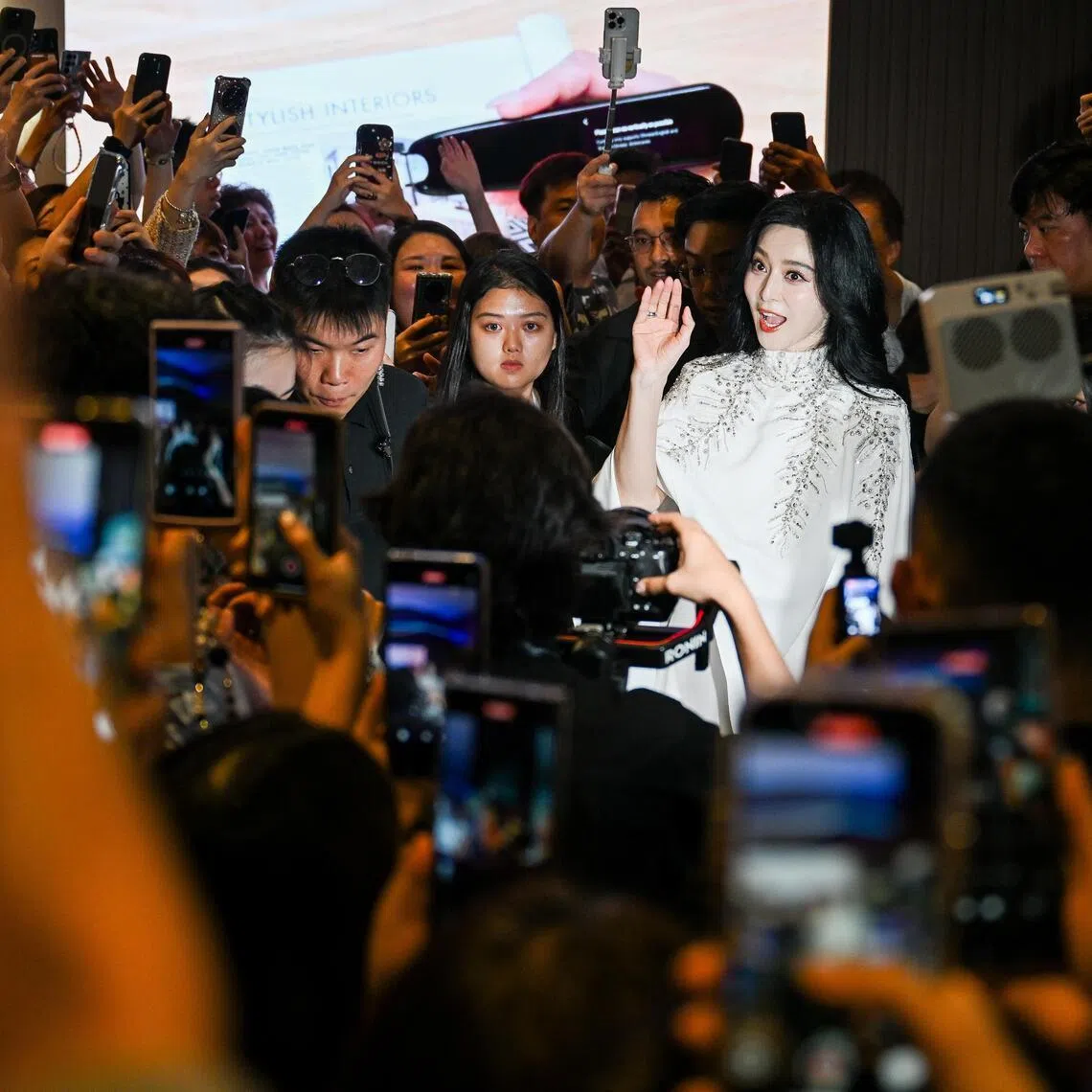 Actress Fan Bingbing at Jewel Changi Airport on Jan 3, 2026.