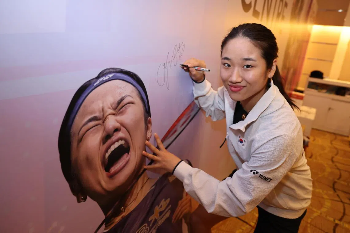 South Korea's women's singles world No. 1 and two-time KFF Singapore Open champion An Se-young is on a 26-match winning run in 2025, and is aiming for a perfect season.