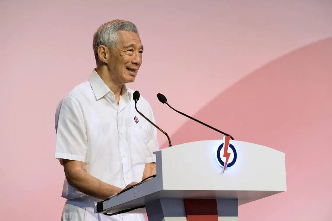 PM Lee said the opposition cannot just “lie low and disappear” when it suits them, particularly if it aims to win more seats.