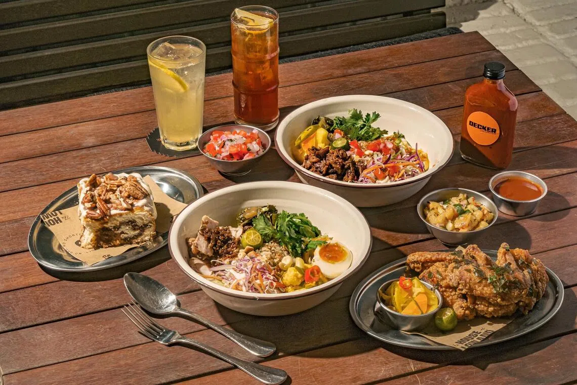 Decker Barbecue lunch selection.