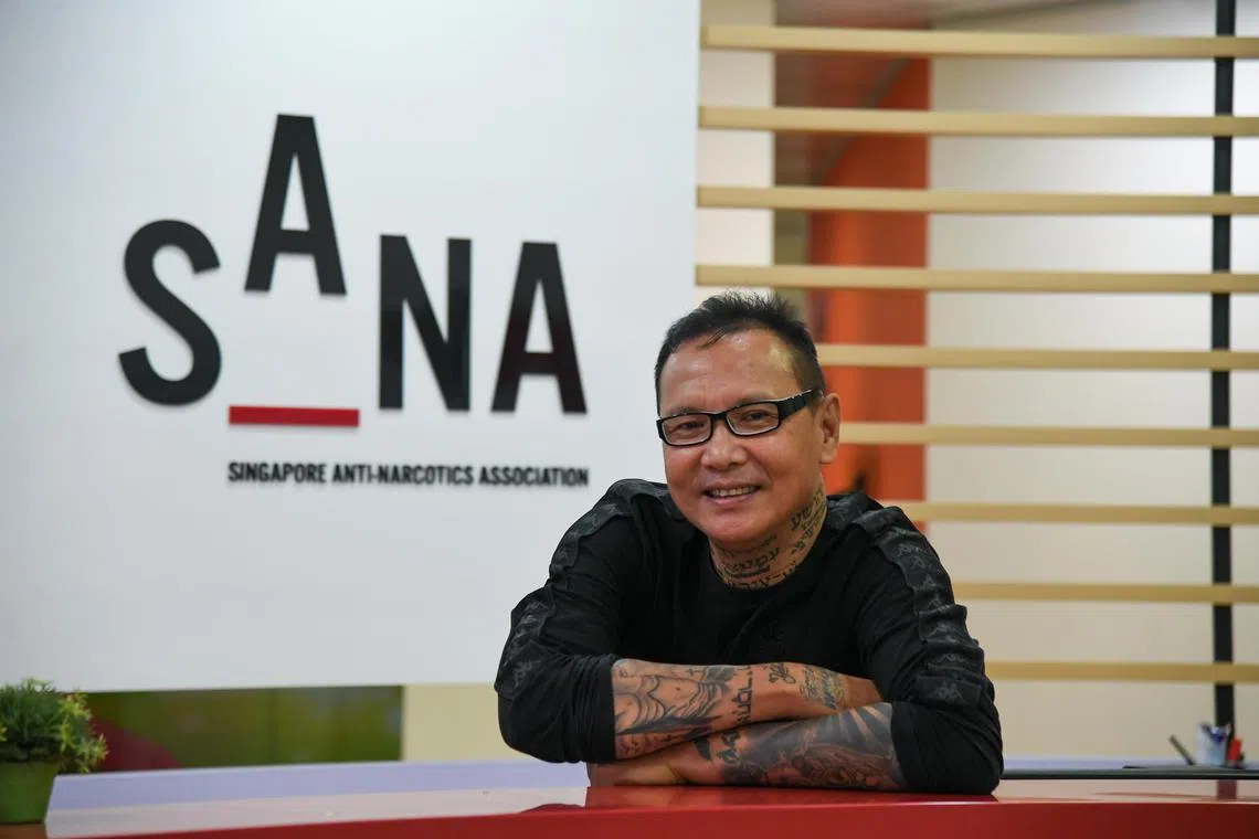 Singapore Anti-Narcotics Association (Sana) volunteer David Chong last spoke to ST in 2022 about how he turned his life around through his religion. 