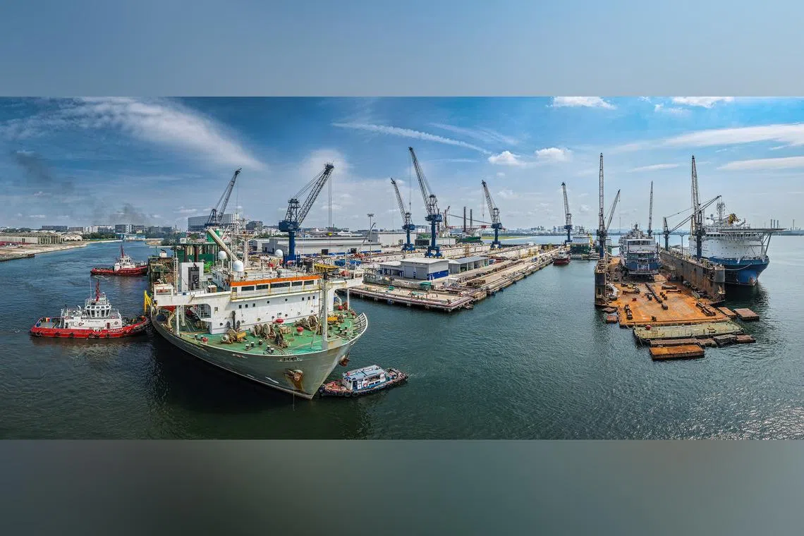 PaxOcean's new shipyard in Jurong, which broke ground on Feb 6.