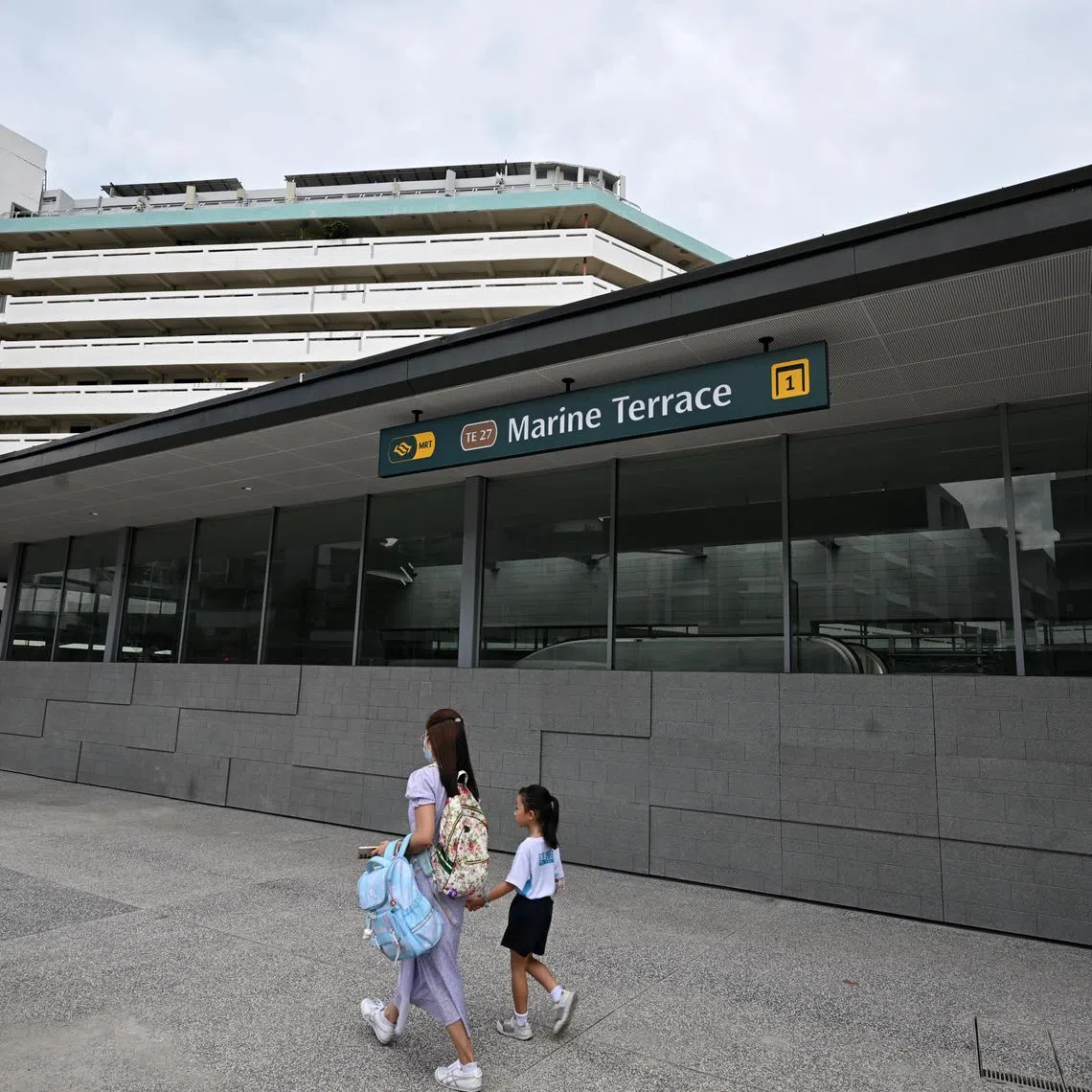 NOTE: Embargoed until May 4, 2024, 1800hrs.
ST20240502_202479945841 Kua Chee Siong/ eltel02/
The Marine Terrace station on May 2, 2024.
A special media preview of seven Thomson-East Coast Line Stage 4 stations on May 2, 2024, ahead of the opening on June 23, 2024.
LTA explains the architectural features and the unique Art In Transit installations for each station. Some of the artists will also be present to share about their artwork.