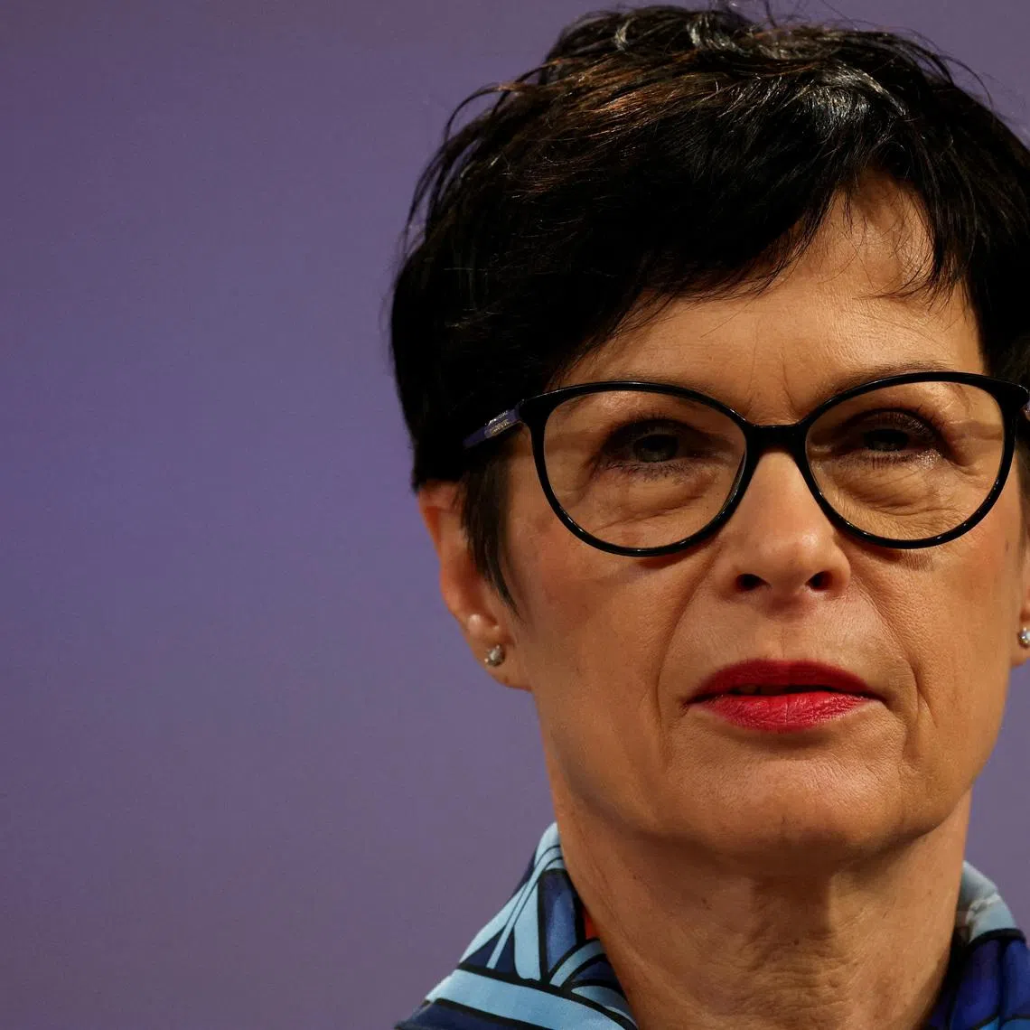 FILE PHOTO: European Commissioner for Enlargement Marta Kos holds a press conference to present the loan to support Ukraine's financial needs for 2026 and 2027 in Brussels, Belgium January 14, 2026. REUTERS/Omar Havana/File Photo