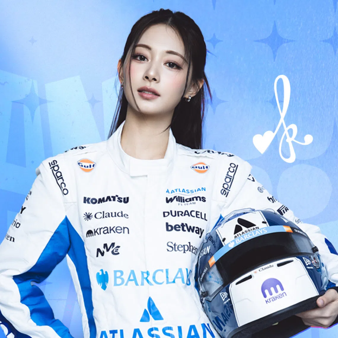 K-pop singer Tzuyu will sing the theme song celebrating the collaboration between Atlassian Williams F1 Team and anime series Dan Da Dan.