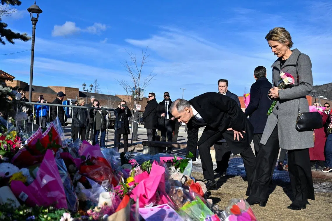 Carney, other leaders mourn victims at site of Canada mass shooting