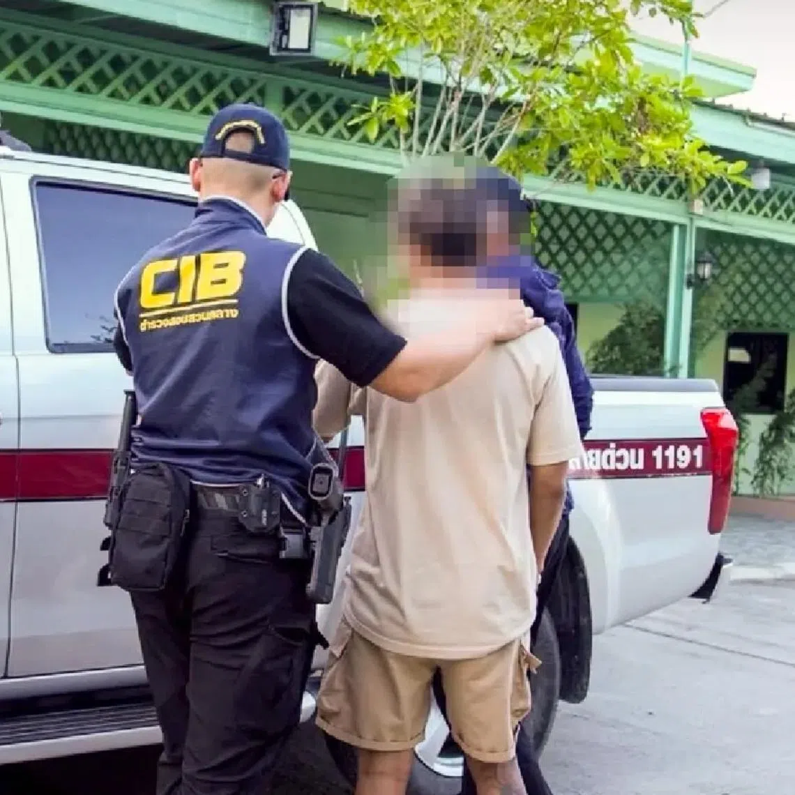 Police arresting a 28-year-old manager of a Thai boxing camp allegedly used to traffic underage boys for sex.