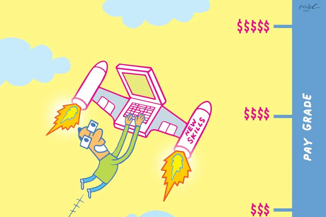 Workers could network and talk to their peers or mentors as a means of benchmarking themselves.