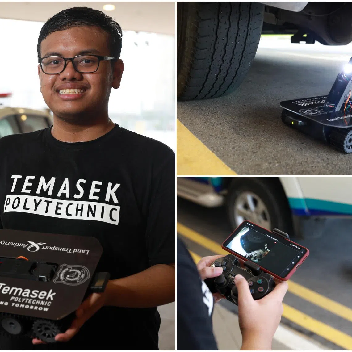 The device was designed and built by Temasek Polytechnic graduate Muhammad Haziq Roslan.