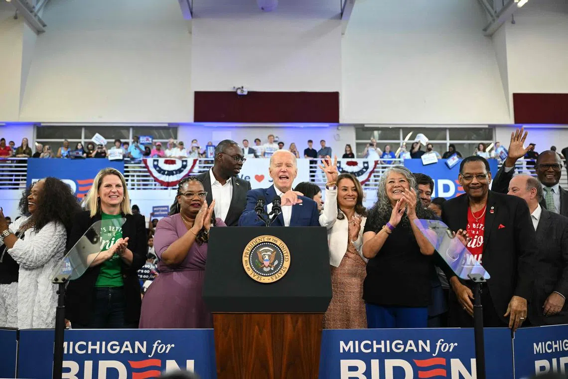 For many of Mr Biden’s supporters, it’s not the past three years they’re worried about. It’s the next four months.