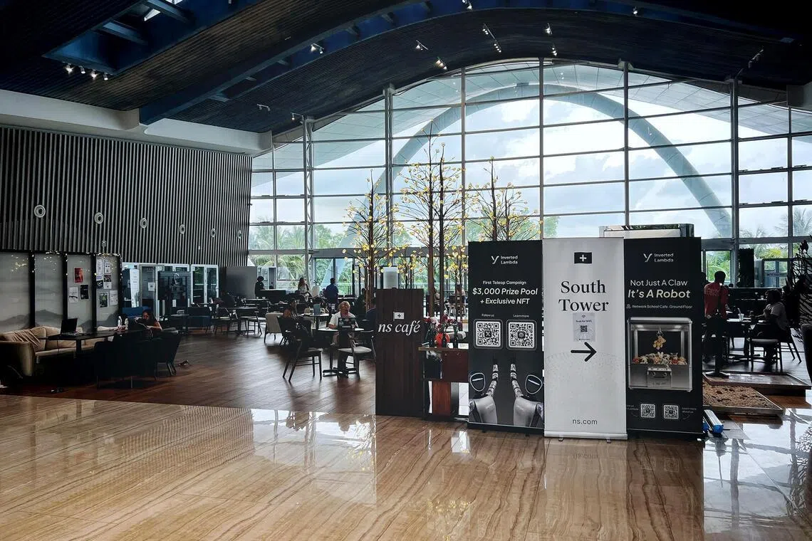 Network School’s ns cafe at the Forest City Marina Hotel lobby.