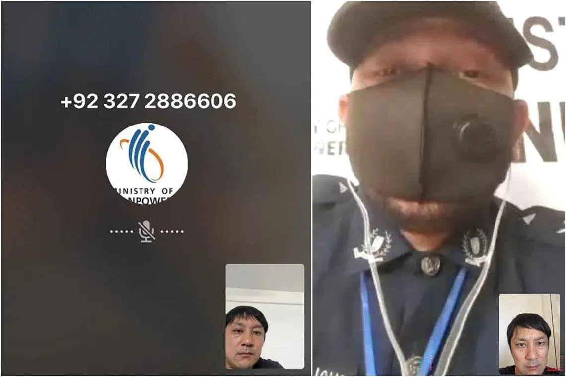 Victims would receive unsolicited phone calls or in-app video calls, allegedly from government agencies such as SPF or MOM.