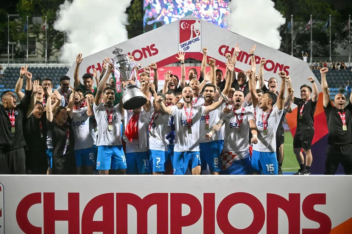 The upcoming Singapore Cup comprises seven Singapore Premier League teams with the exception of Young Lions.