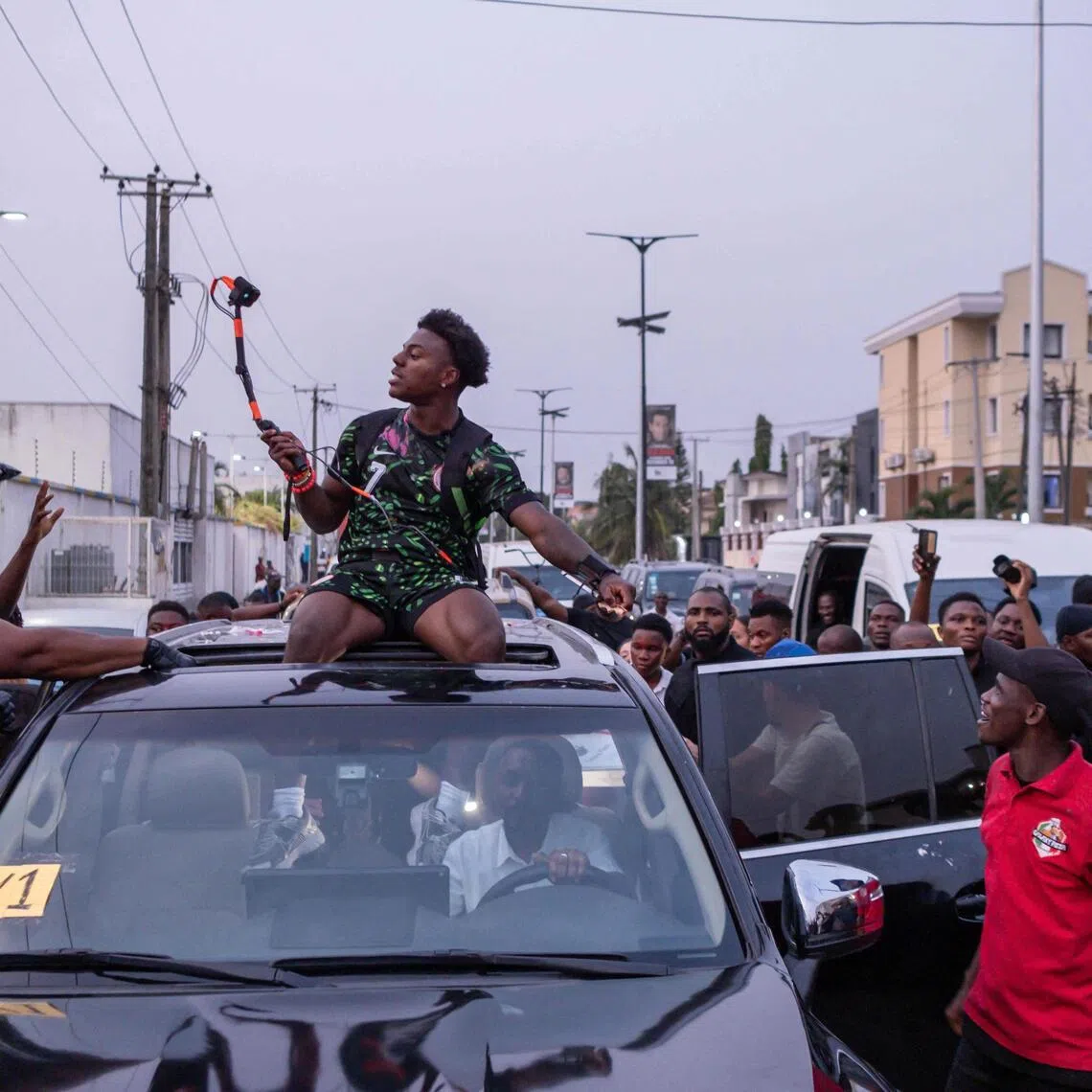 US YouTuber Darren Jason Watkins Jr, better known as IShowSpeed (centre), was named as the Most Influential Creator of 2025.