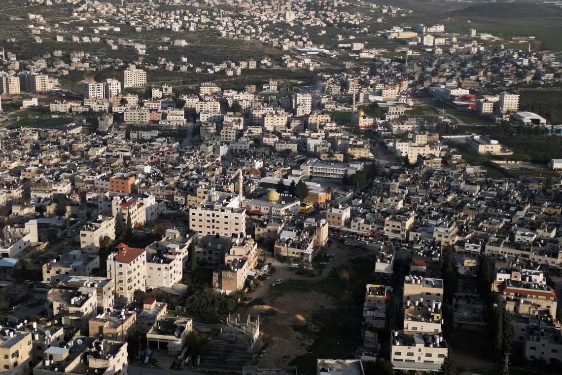 A view shows the Askar refugee camp near Nablus in the Israeli-occupied West Bank, February 17, 2025. REUTERS/Mohammed Torokman