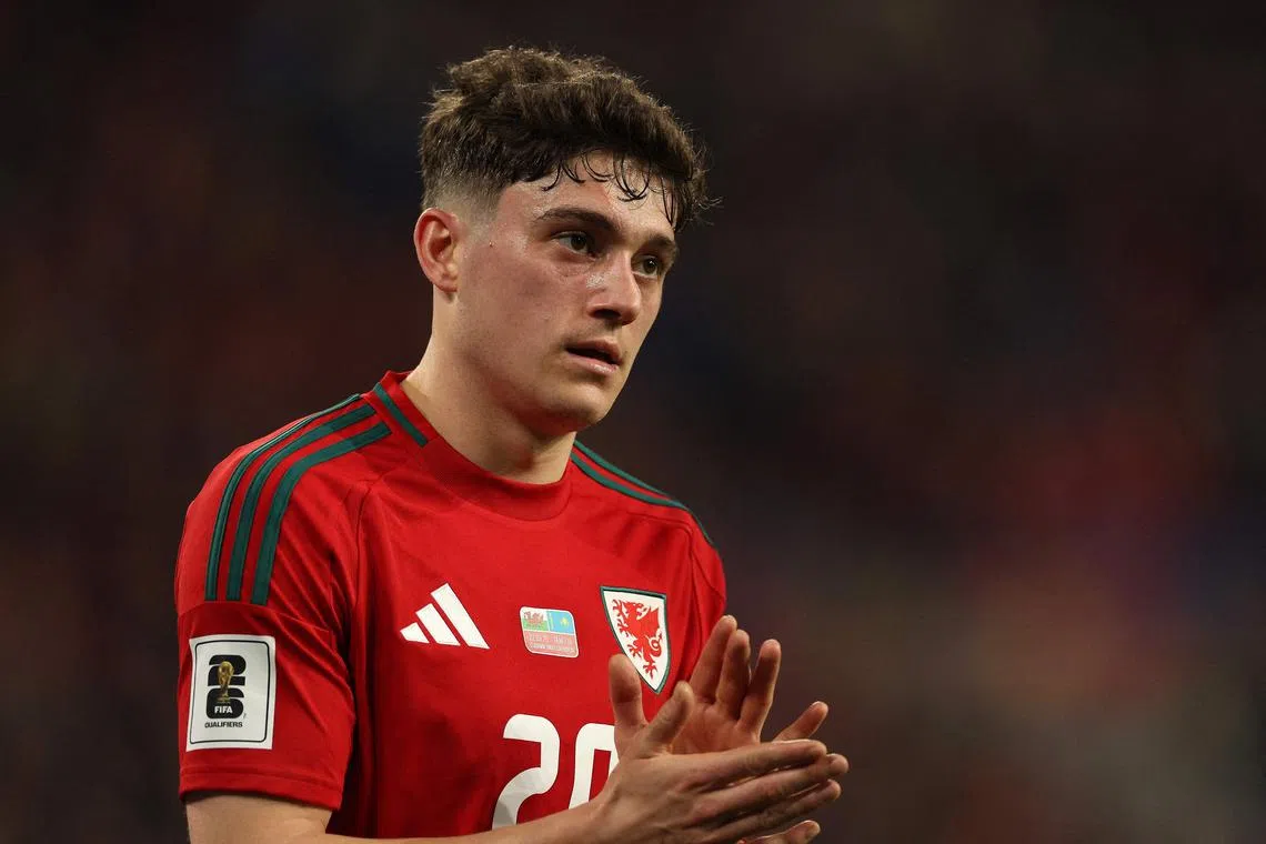 Wales forward Daniel James scored the opening goal in their 3-1 win over Kazakhstan, as both sides kicked off their 2026 World Cup Group J qualifiers on March 22.