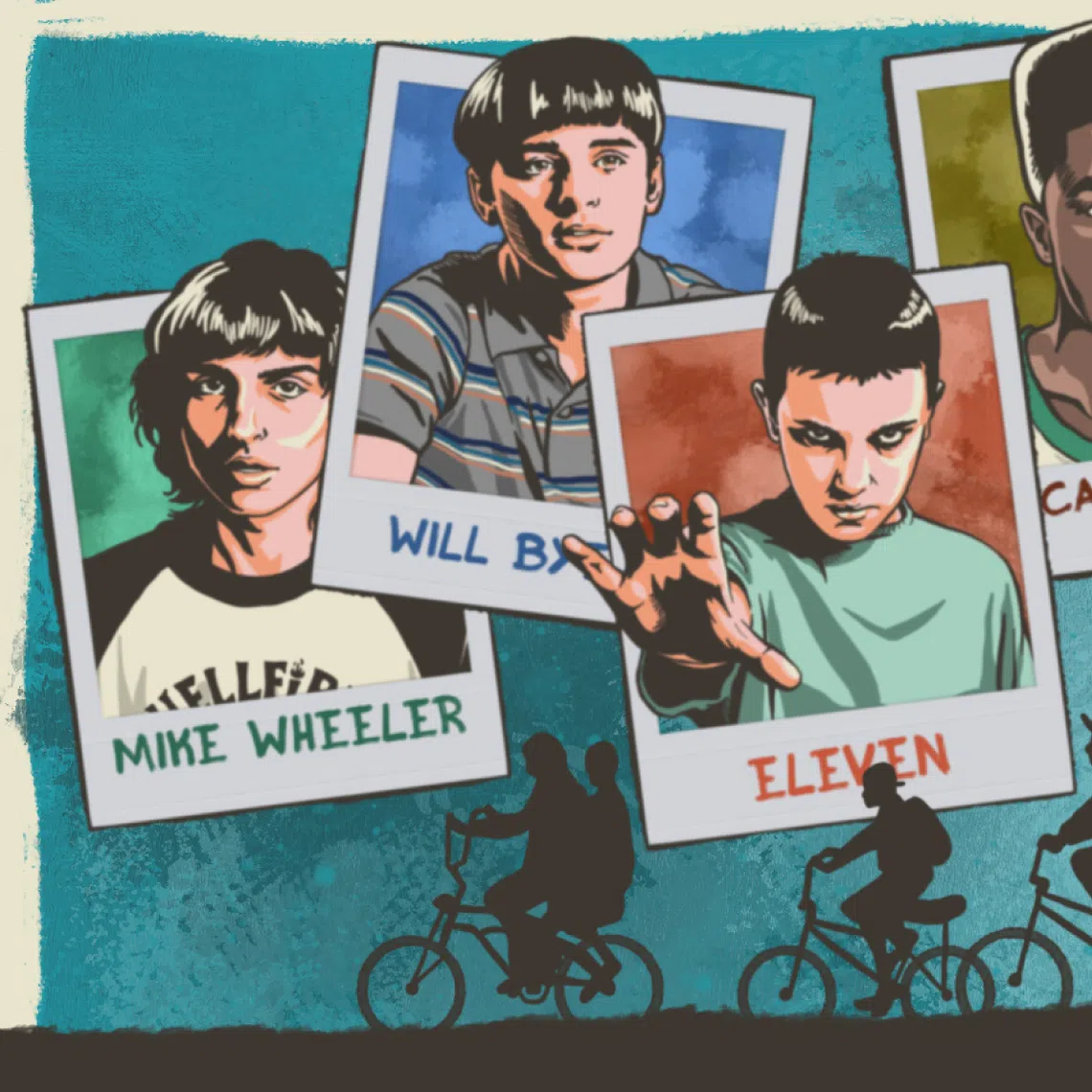 A group of young people in the American town of Hawkins team up to fight a supernatural evil in Netflix's hit horror series, Stranger Things.