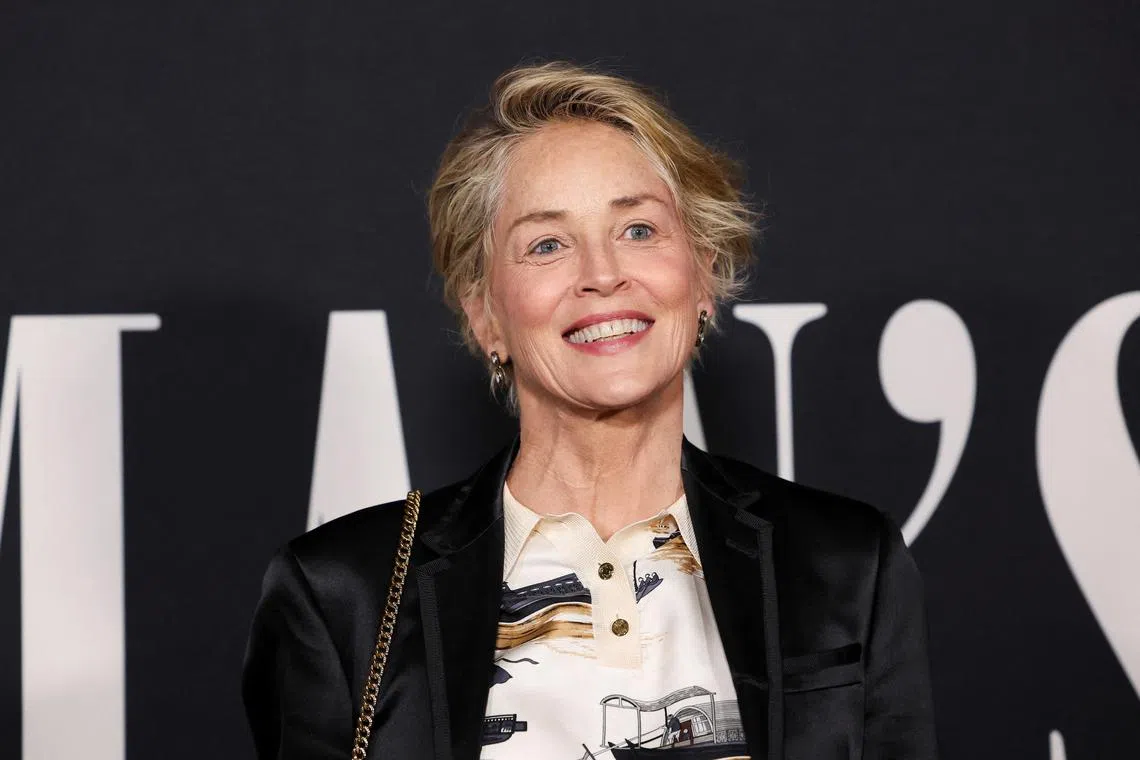 Sharon Stone at the premiere of A Jazzman's Blues in Los Angeles on Sept 16.