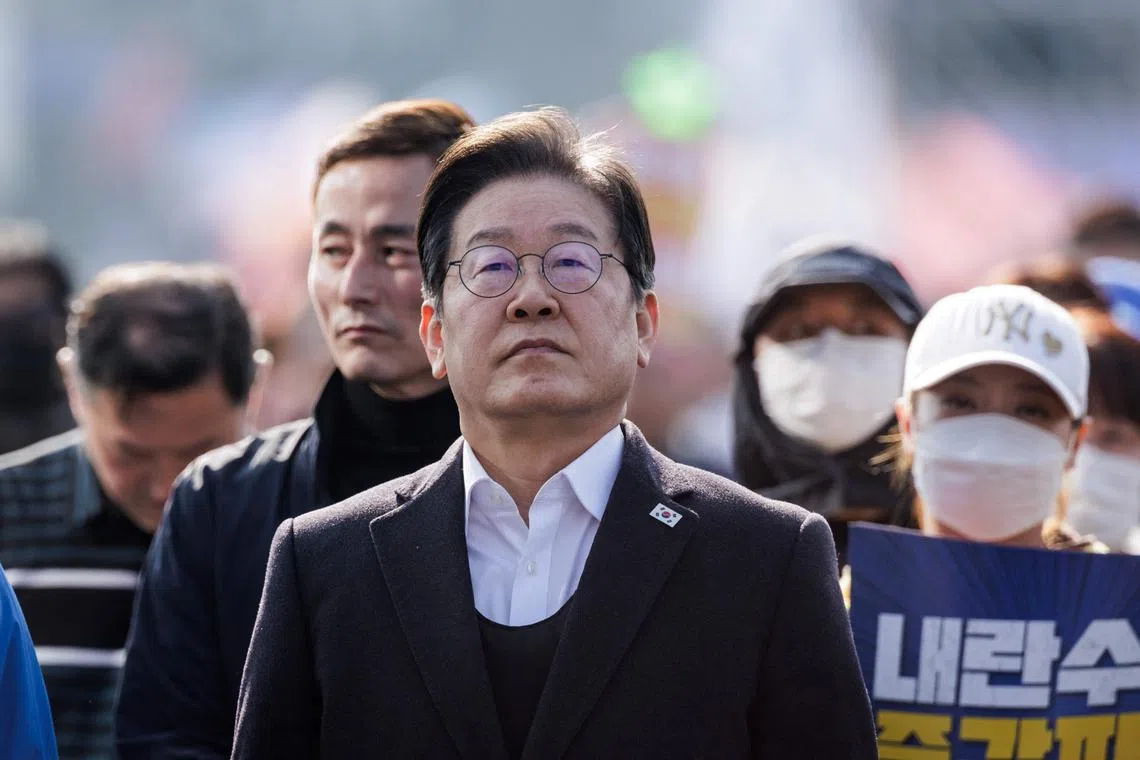Lee Jae-myung, the Democratic Party leader is regarded as by far the top contender. 