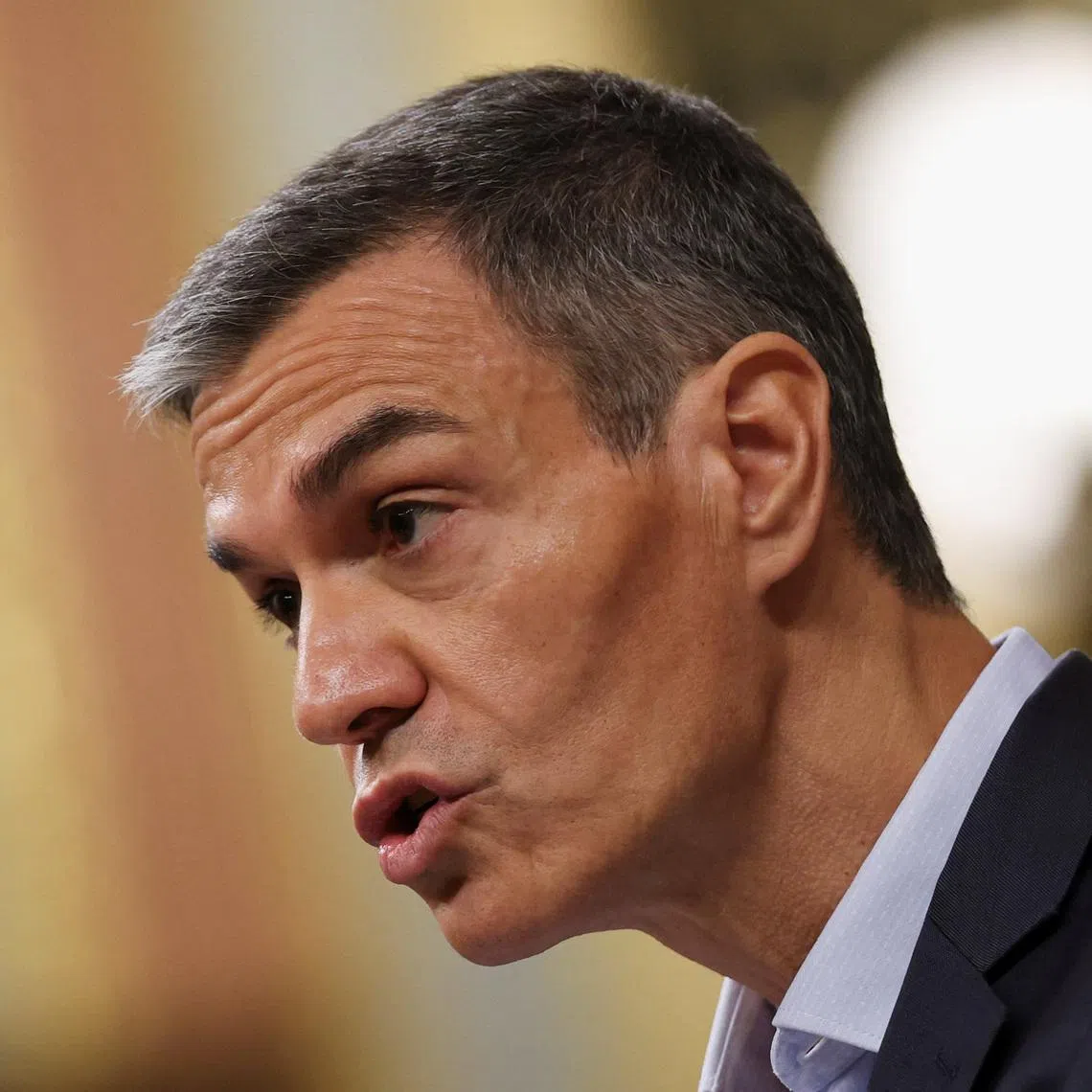 Spain’s Prime Minister Pedro Sanchez addresses parliament to respond to alleged corruption cases linked to his Socialist party, in Madrid, Spain, June 24, 2026. REUTERS/Violeta Santos Moura