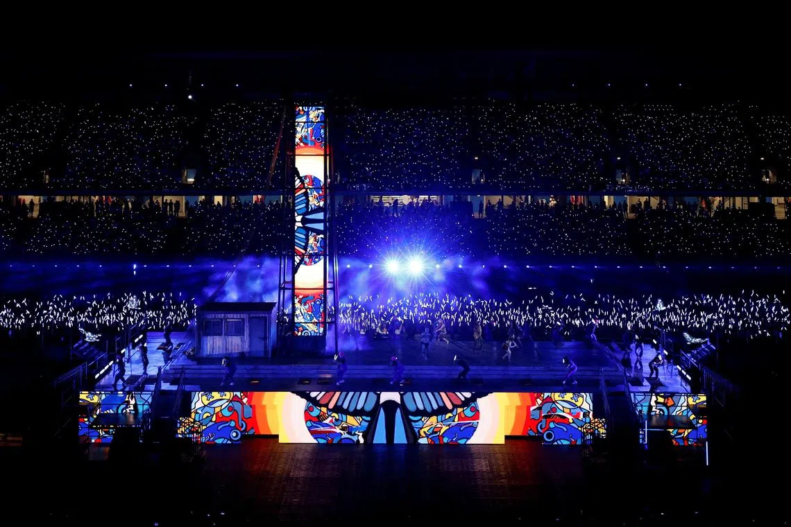 FILE PHOTO: Commonwealth Games - Closing Ceremony - Alexander Stadium, Birmingham, Britain - August 8, 2022
General view during the closing ceremony REUTERS/John Sibley/File Photo