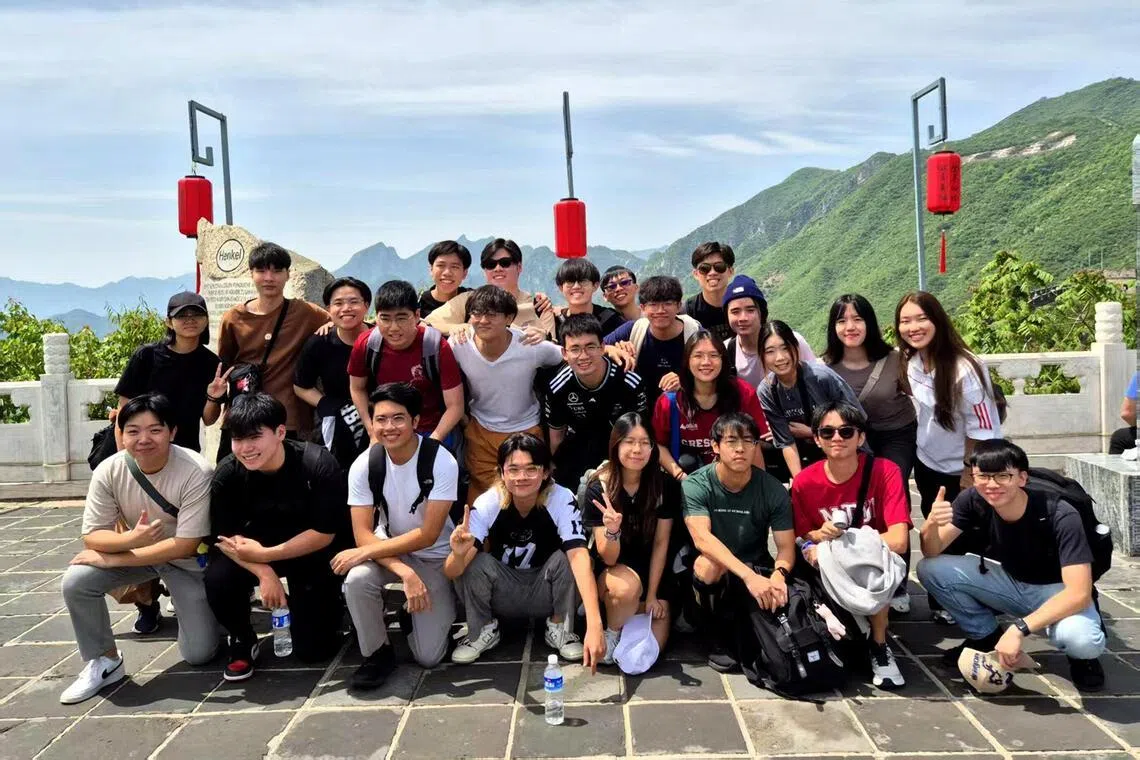 Ms Yvonne Lim (second row, right) travelled to Beijing in May and learnt about the importance of strong mathematical foundations and long-term research planning.