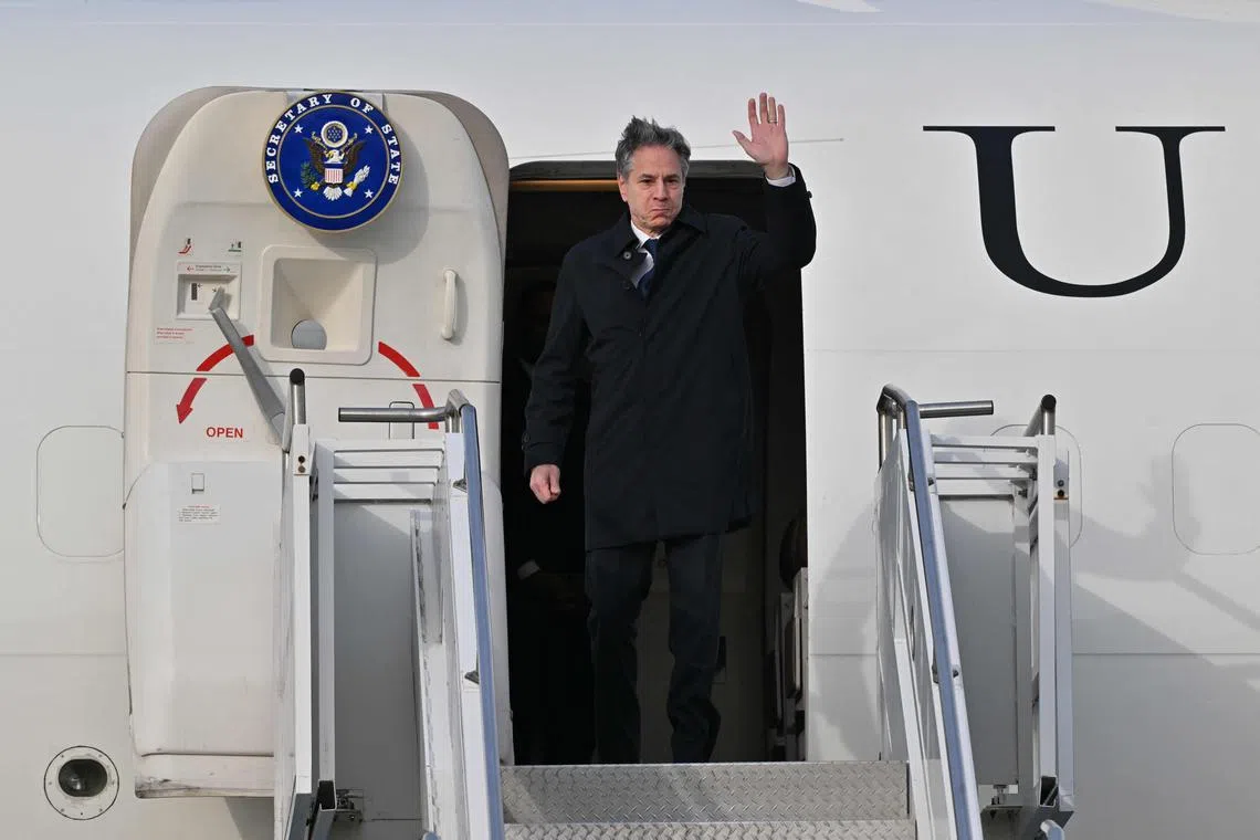 US Secretary of State Antony Blinken is on a brief Asia tour to beef up Washington's ties with Seoul and Manila.