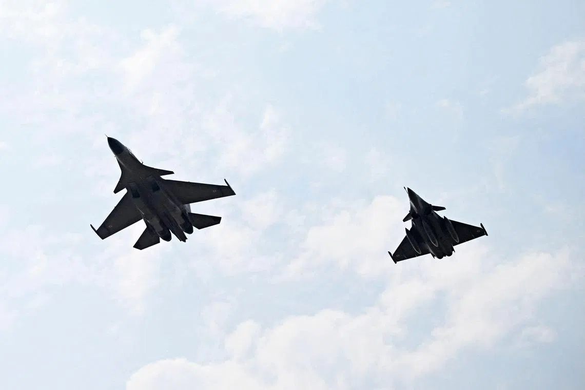 Russia built Sukhoi fighter jets