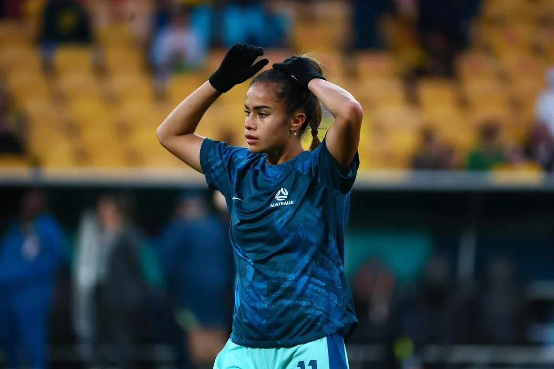 Australia and Manchester City winger Mary Fowler has claimed a teammate at French club Montpellier gave her and another black player bananas as a farewell gift.