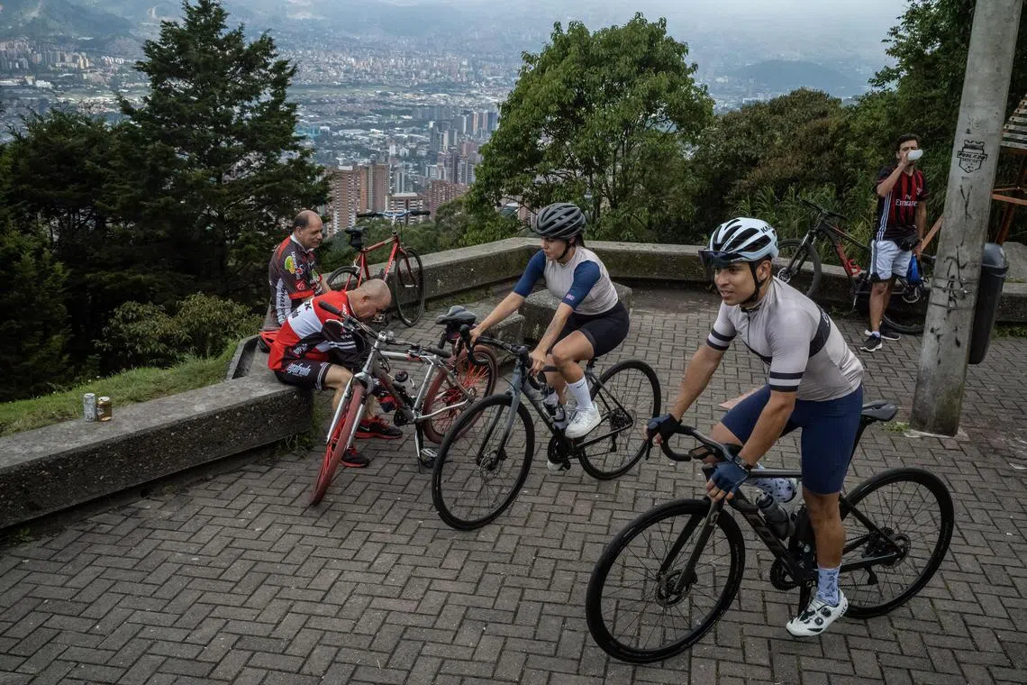 Football still reigns supreme in Colombia, but a popular ride in the hills above Medellin showcases a nation’s second love. 