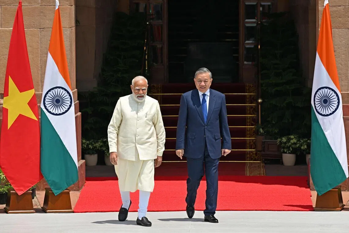 Modi, Lam meet as India and Vietnam deepen AI, defence ties