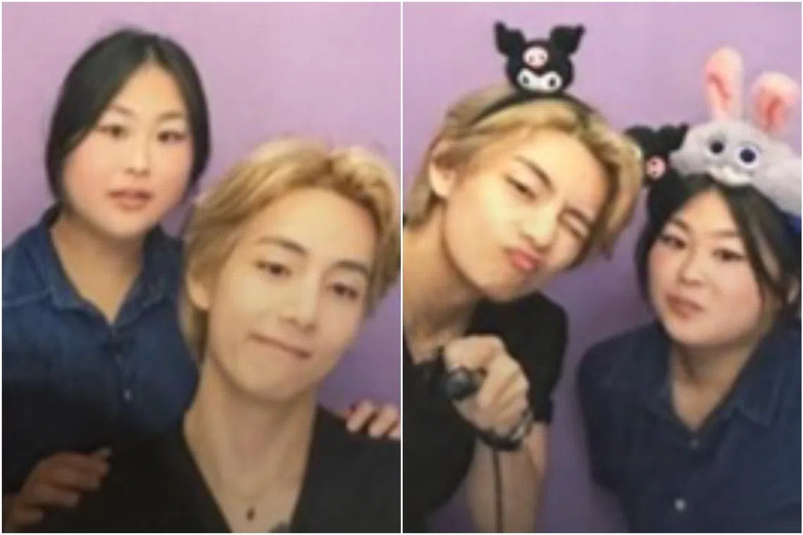 After the episode was aired, V shared on his Instagram Stories the good news that Kim had passed her military exam.