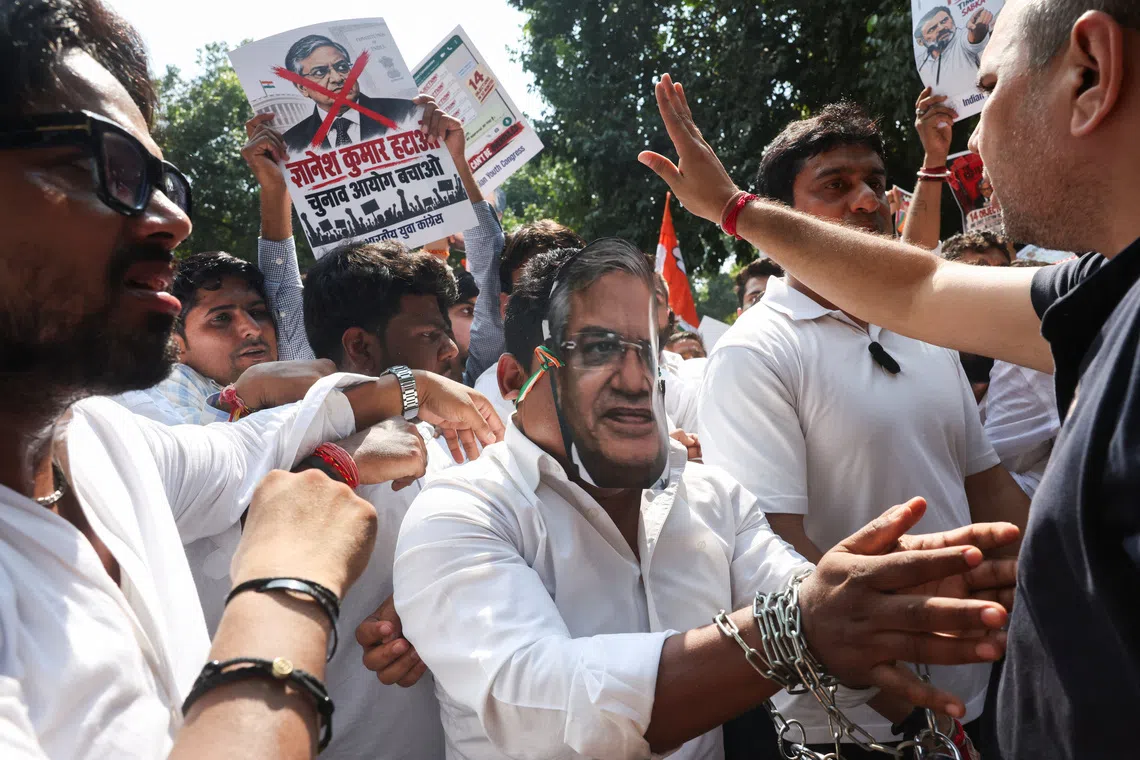 Indian opposition parties to launch protests over alleged manipulation of voter lists