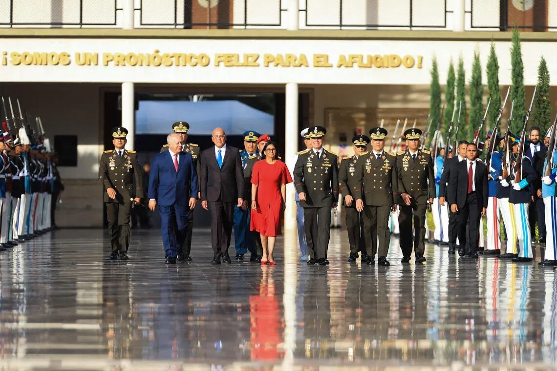 Venezuelan soldiers and police officers on January 28, swore ‘loyalty and absolute subordination’ to interim president Delcy Rodriguez, after the fall of President Nicolas Maduro earlier this month during a US incursion. 