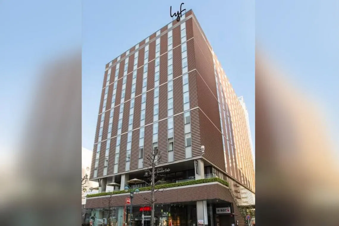 An artist impression of lyf Shibuya Tokyo (above) which will open in the fourth quarter of 2024. 