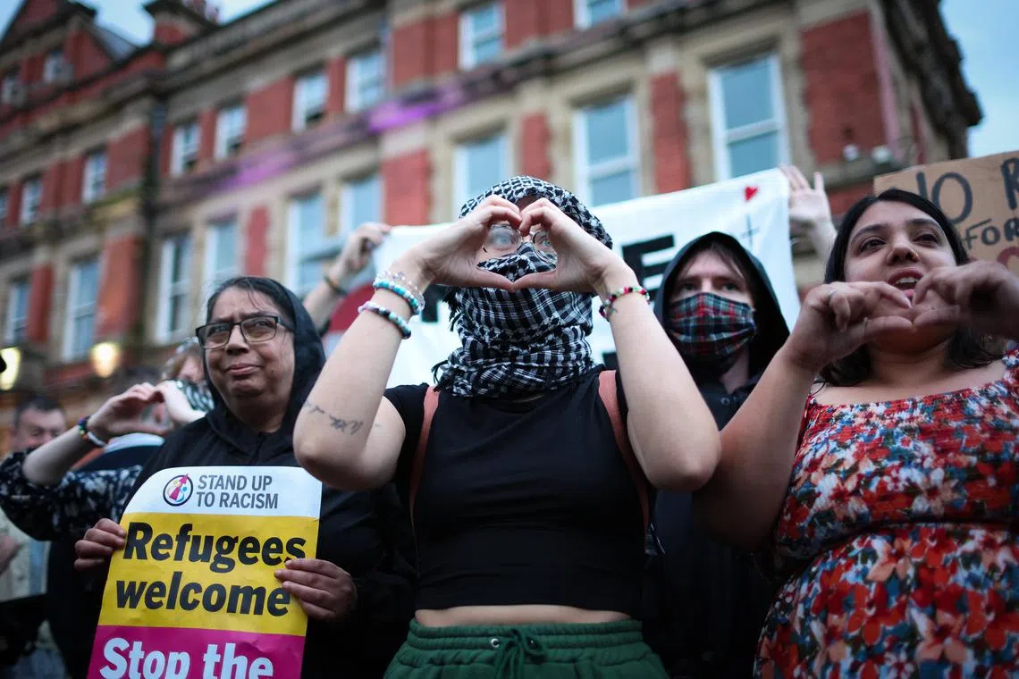 In Liverpool, near Southport, the Abdullah Quilliam mosque was able to count on the support of large numbers of local residents, not all Muslim, who turned up to protect the building after rumours circulated online about plans to target it.