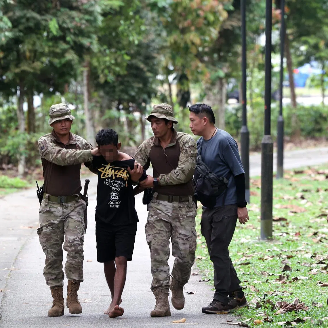 A 23-year-old man was detained for being a prohibited immigrant.