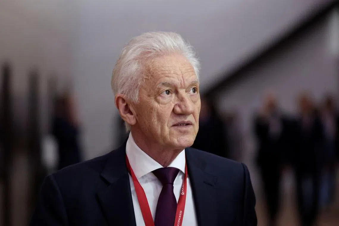 FILE PHOTO-Russian businessman Gennady Timchenko attends the St. Petersburg International Economic Forum (SPIEF) in Saint Petersburg, Russia June 17, 2022. REUTERS/Anton Vaganov/File Photo