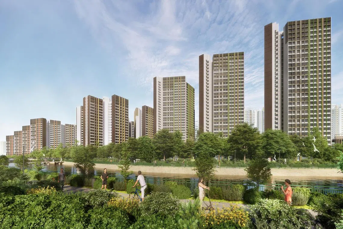 As at 5pm on Oct 10, about 1.6 first-time applicants were vying for each of the 544 five-room and three-generation flats at Choa Chu Kang’s Rail Green I and II @ CCK.