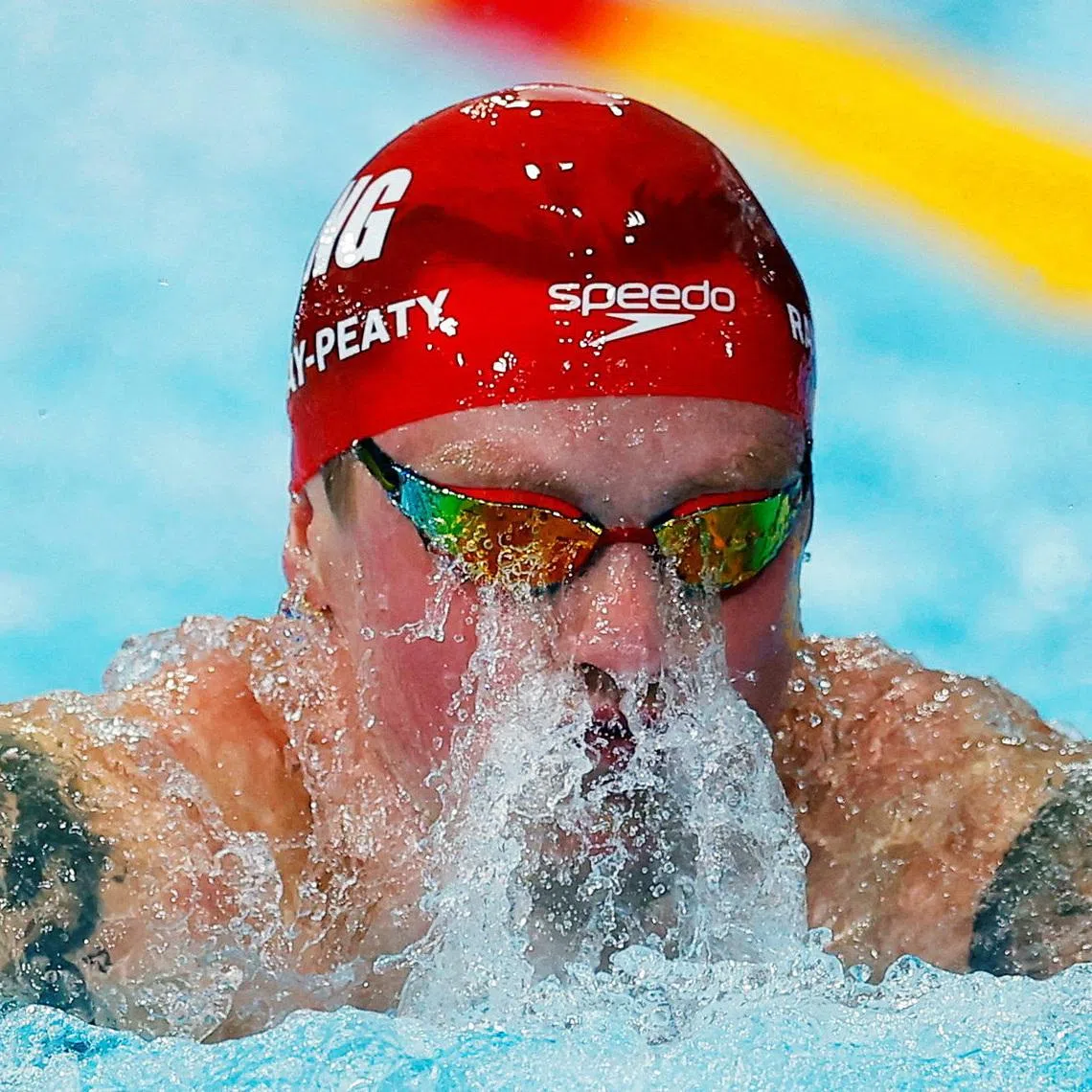 Commonwealth Games 2026 - Swimming - Tollcross International Swimming Centre, Glasgow, Scotland, Britain - July 25, 2026 England's Adam Ramsay-Peaty in action during the men's 100m breaststroke final REUTERS/Andrew Couldridge