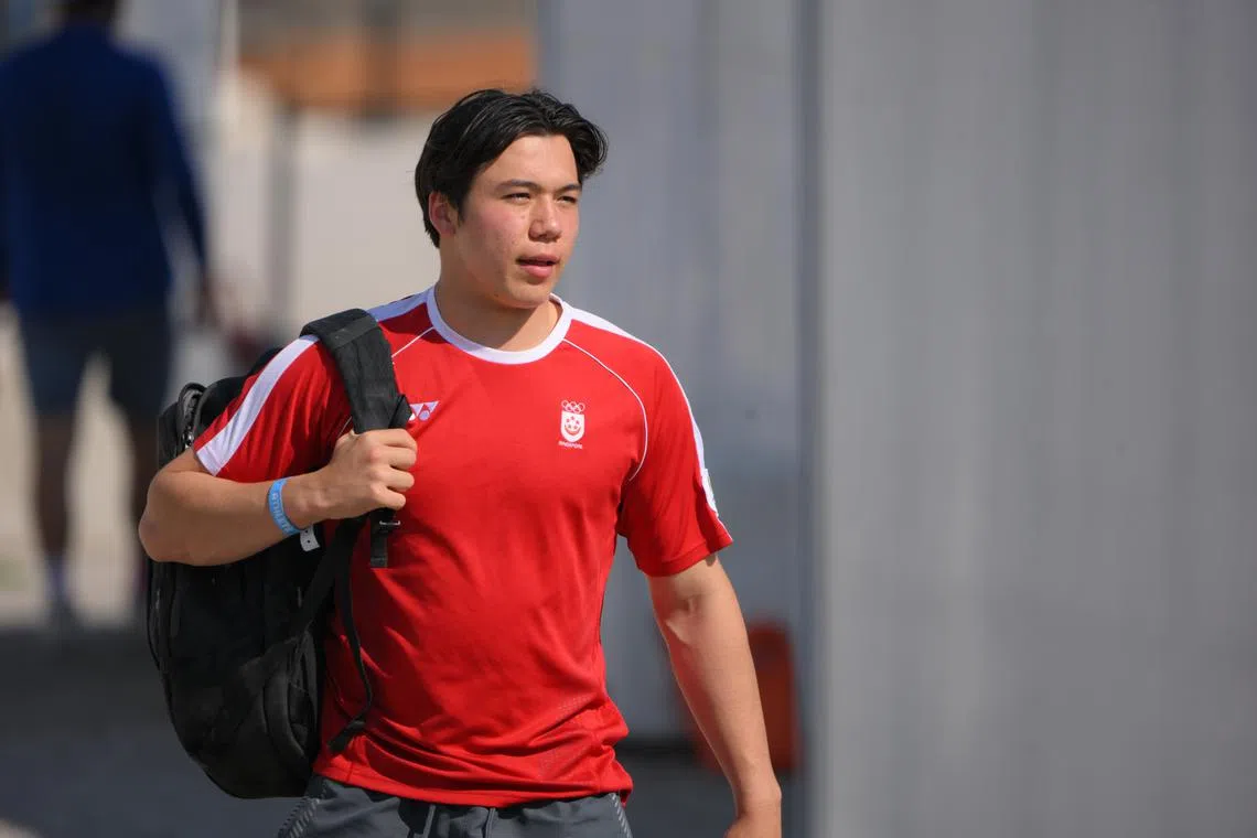 Singapore's Max Maeder has secured his spot in the men’s final of the Olympic kitefoiling competition on Aug 8.