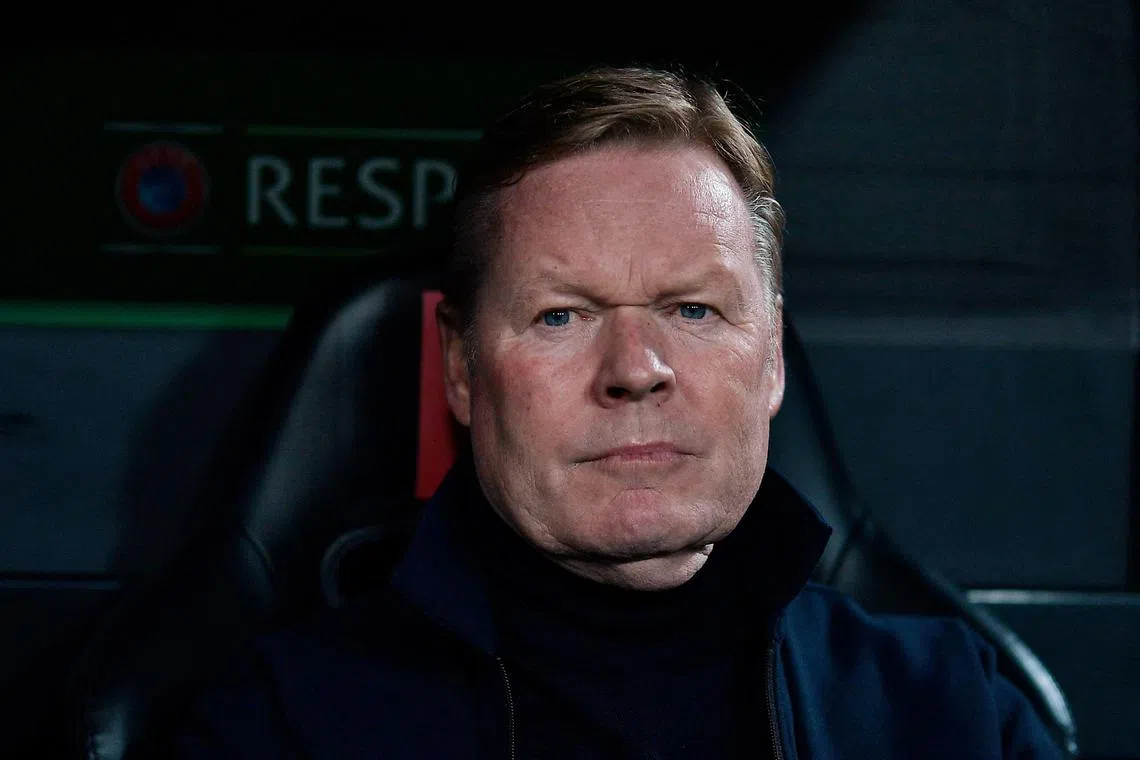 FILE PHOTO: Soccer Football - Nations League - Quarter Final - Second Leg - Spain v Netherlands - Estadio de Mestalla, Valencia, Spain - March 23, 2025 Netherlands coach Ronald Koeman before the match REUTERS/Pablo Morano/File photo