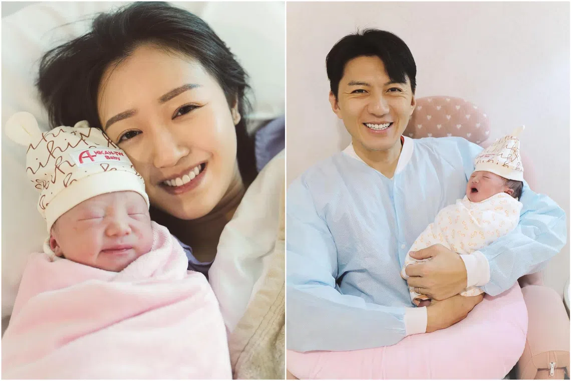 Singer-actor Benjamin Yuen and wife Bowie Cheung welcomed their newborn son on Nov 17.