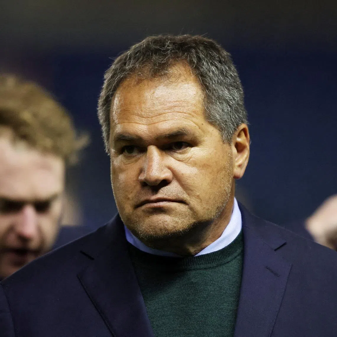 FILE PHOTO: Rugby Union - International - Scotland v Australia - Murrayfield Stadium, Edinburgh, Scotland, Britain - October 29, 2022 Australia head coach Dave Rennie celebrates after the match REUTERS/Russell Cheyne/File Photo