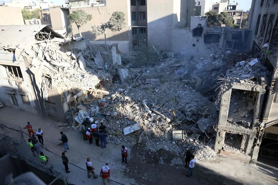 Iran’s Shargh newspaper and Mehr news agency reported that the Rafi-Nia Synagogue in central Tehran had been “completely destroyed”. 