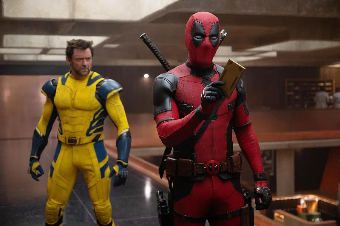 Hugh Jackman (left) and Ryan Reynolds in Deadpool & Wolverine


source/copyright: The Walt Disney Co