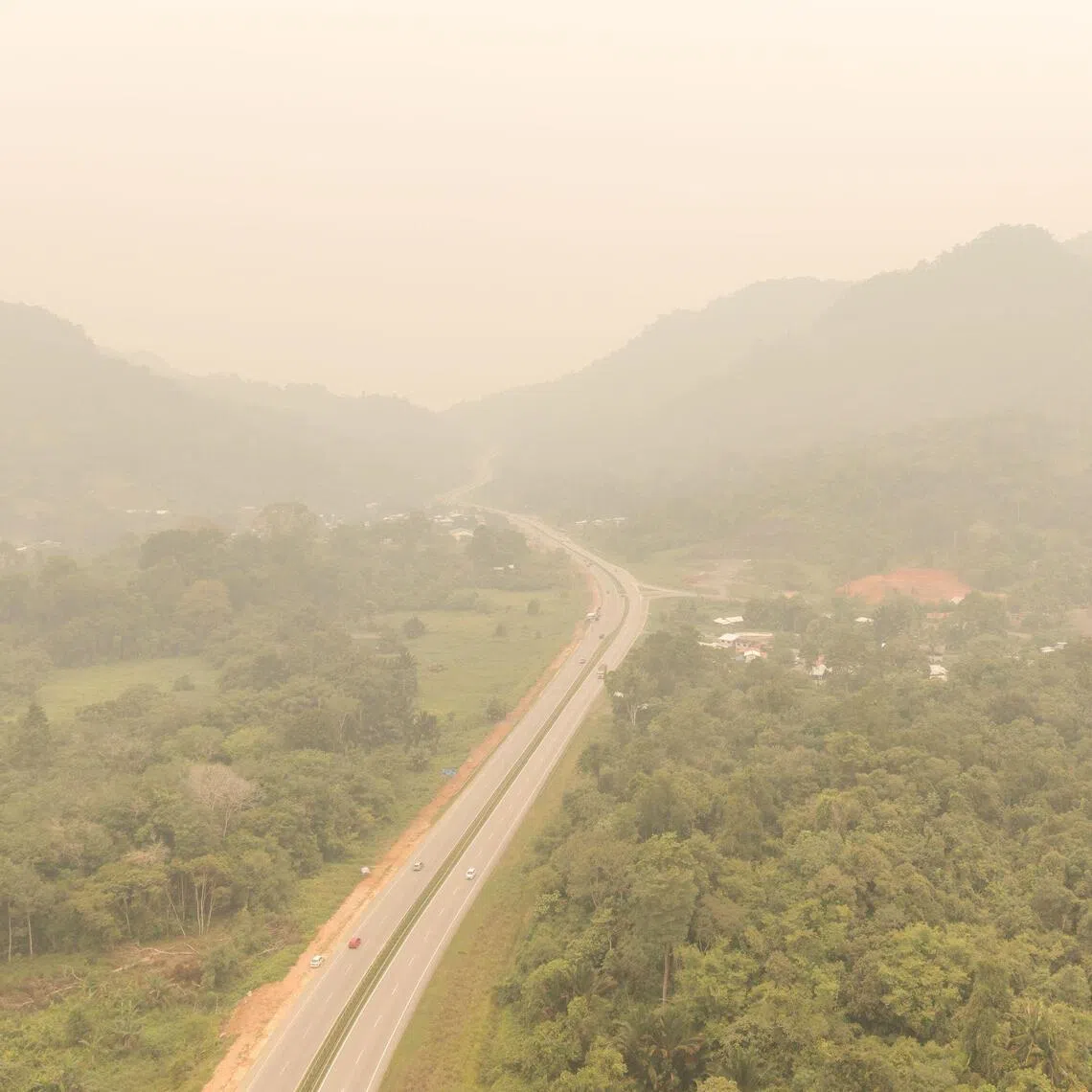 Sarawak has been heavily affected by fires in Indonesia’s Kalimantan.